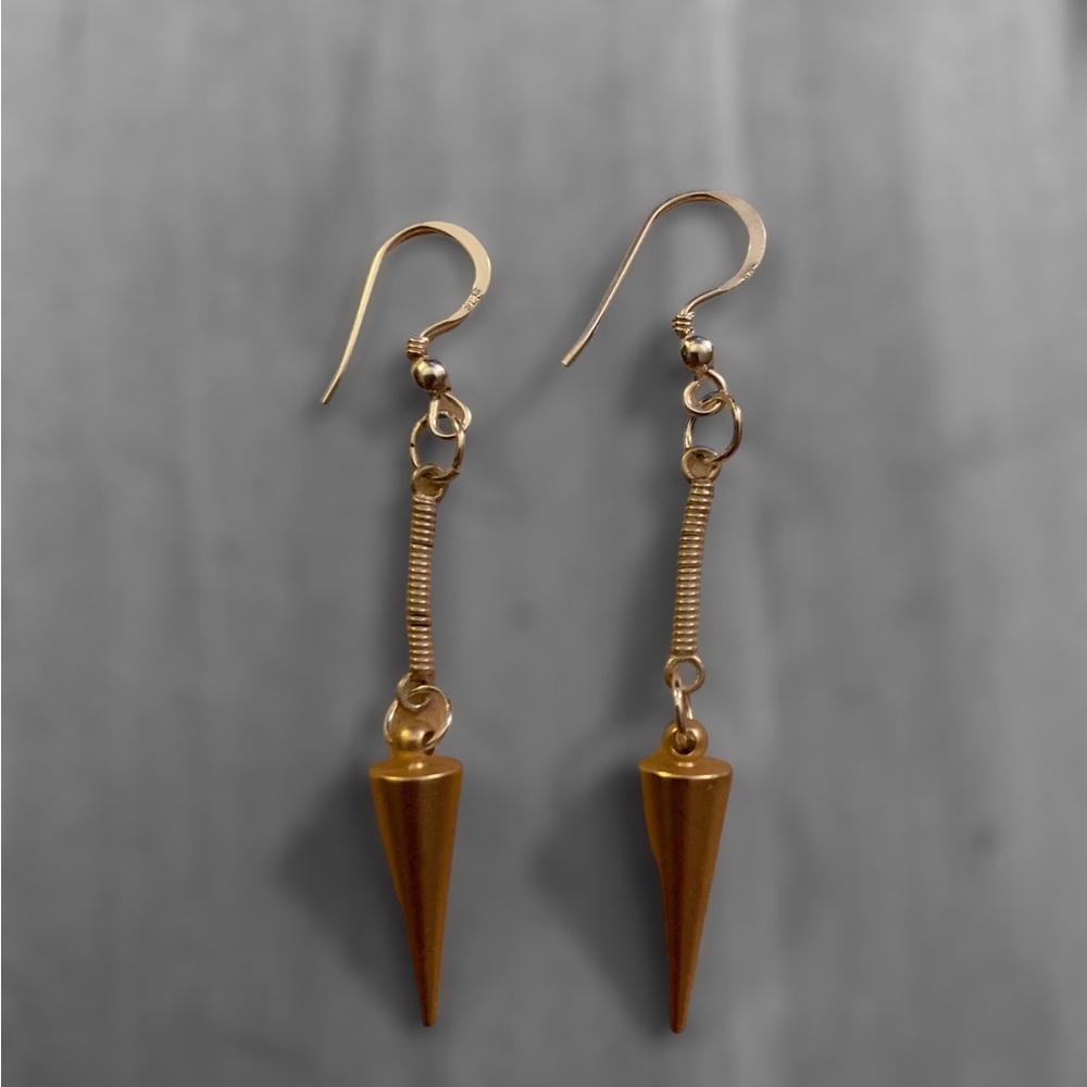 Handcrafted Sterling Silver & Copper Earrings By Katherine Morris Designs